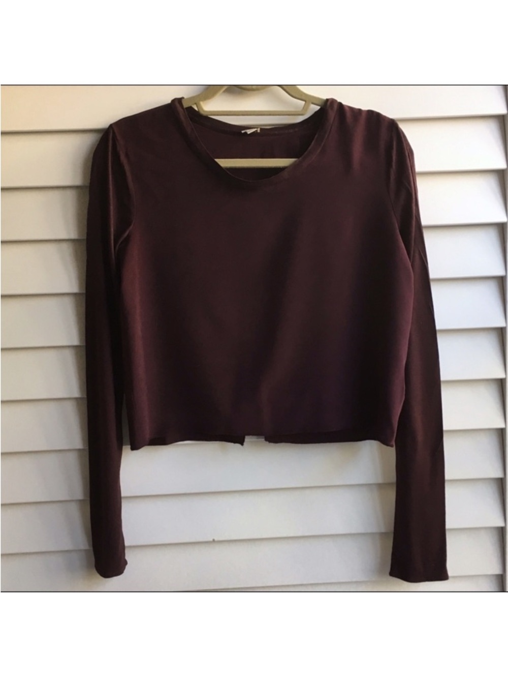 Wilfred Open Back Crop Top